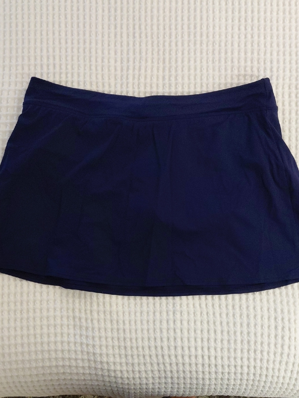 Lands' End Navy and Black Athletic Skirt